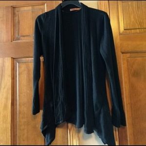 Small black flowy Belldini open cardigan